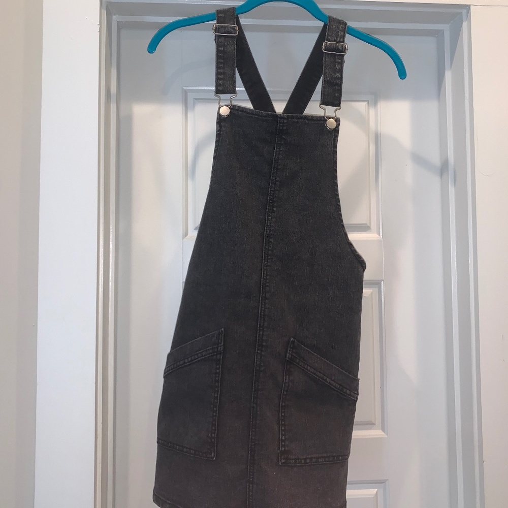 Black Denim Dress, Size S